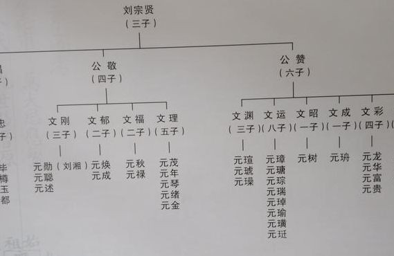 刘氏家谱40个字辈（刘氏家谱辈分查询表）