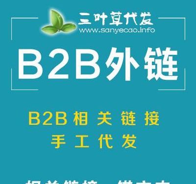 外链代发（b2b外链代发）