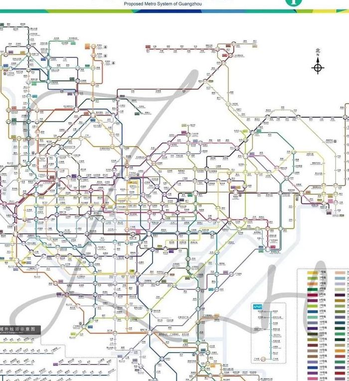 广州地铁规划线路图（广州地铁规划线路图 全新规划线路）