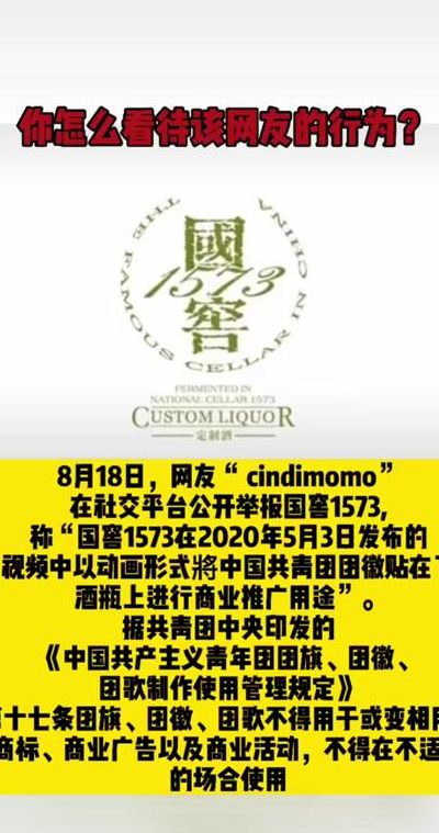 国窖1573被举报使用团徽宣传（国窖1573使用团徽是什么意思）