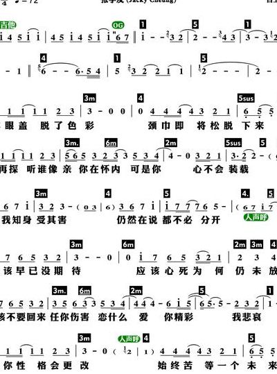 我应该歌词（我应该歌词张学友）