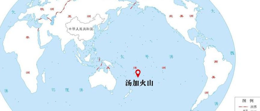 汤加火山地图（汤加在地图哪个位置）