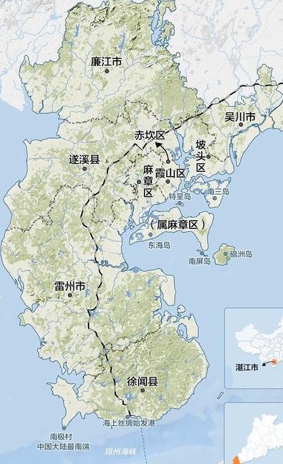 雷州半岛地图（雷州半岛地图位置）