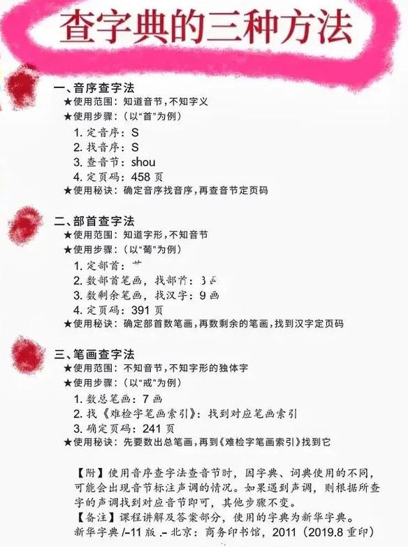 查字典的方法有哪三种（常用的查字典的方法有哪三种）