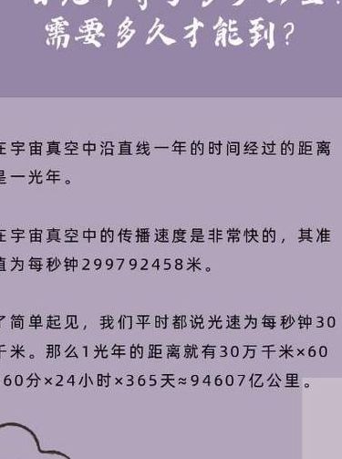 一光年等于多少千米（一光年等于多少千米的计算过程）