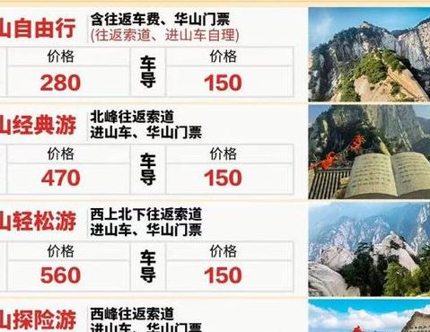 华山旅游门票多少钱（华山门票2021）