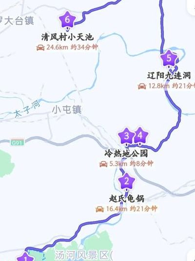 辽阳旅游景点（辽阳旅游景点地图全图）