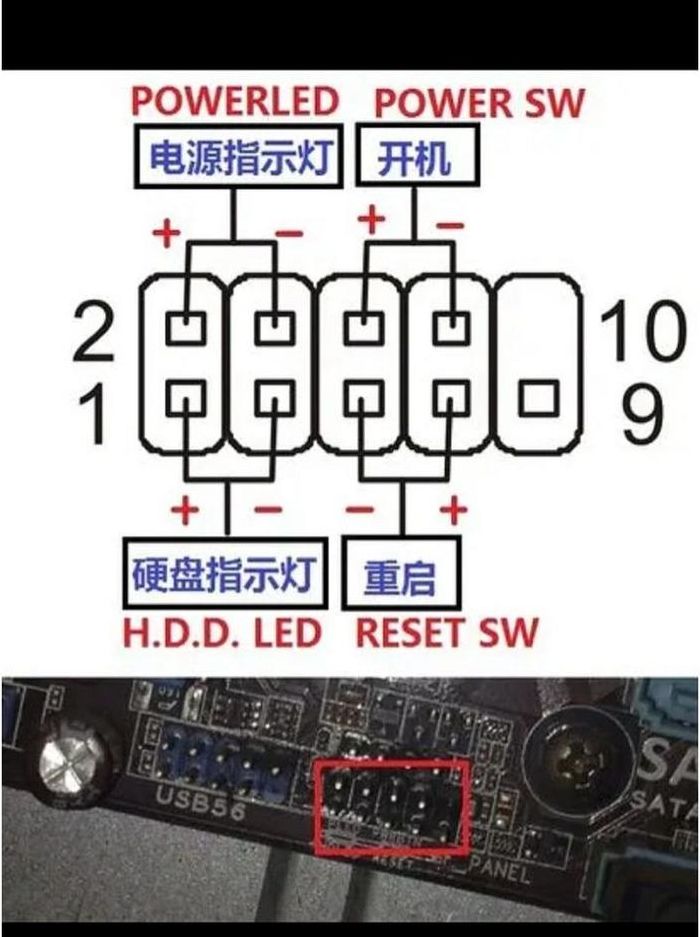 电脑主板插线（电脑硬盘连接主板的线怎么插）