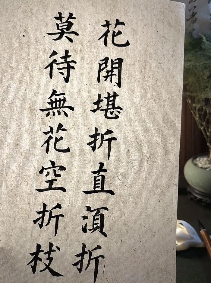 莫待无花空折枝（莫待无花空折枝全诗注解）