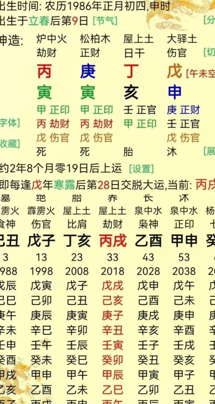 戊寅年是哪一年（庚辰年是哪一年）