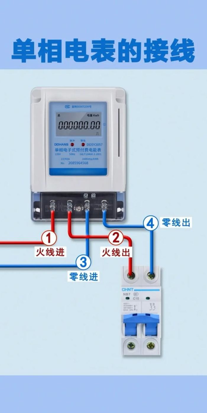 单相电表怎么接线（单相电表零线出线可以不接吗）