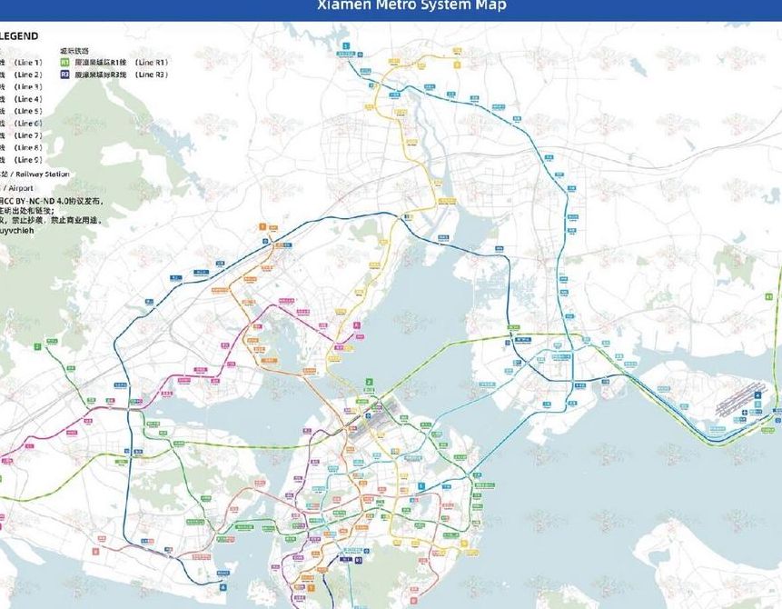 厦门地铁规划图（厦门地铁规划图高清 2030）