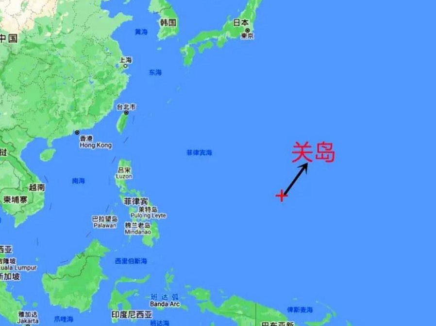 关岛位置地图（关岛位置地图图片）