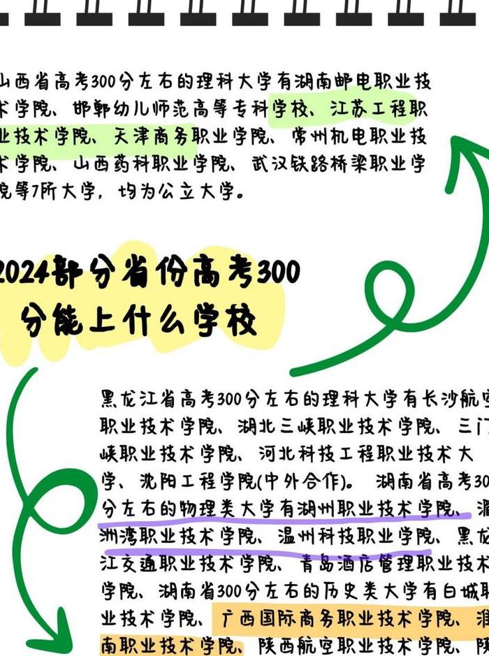 高考300分文科能上什么学校（高考文科300分能上什么学校公办）