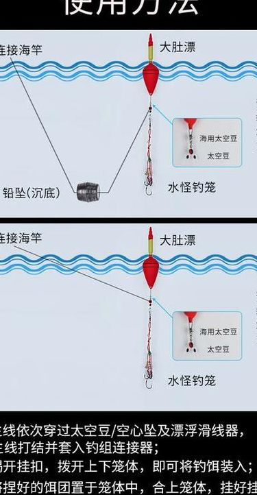 海竿大肚漂链接法图解（海竿大肚漂怎么装图解）