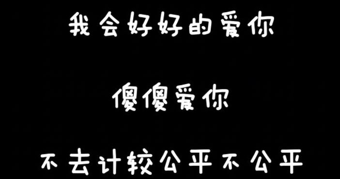 我会好好的爱你傻傻爱你（我会好好的爱你 傻傻爱你是哪首歌）