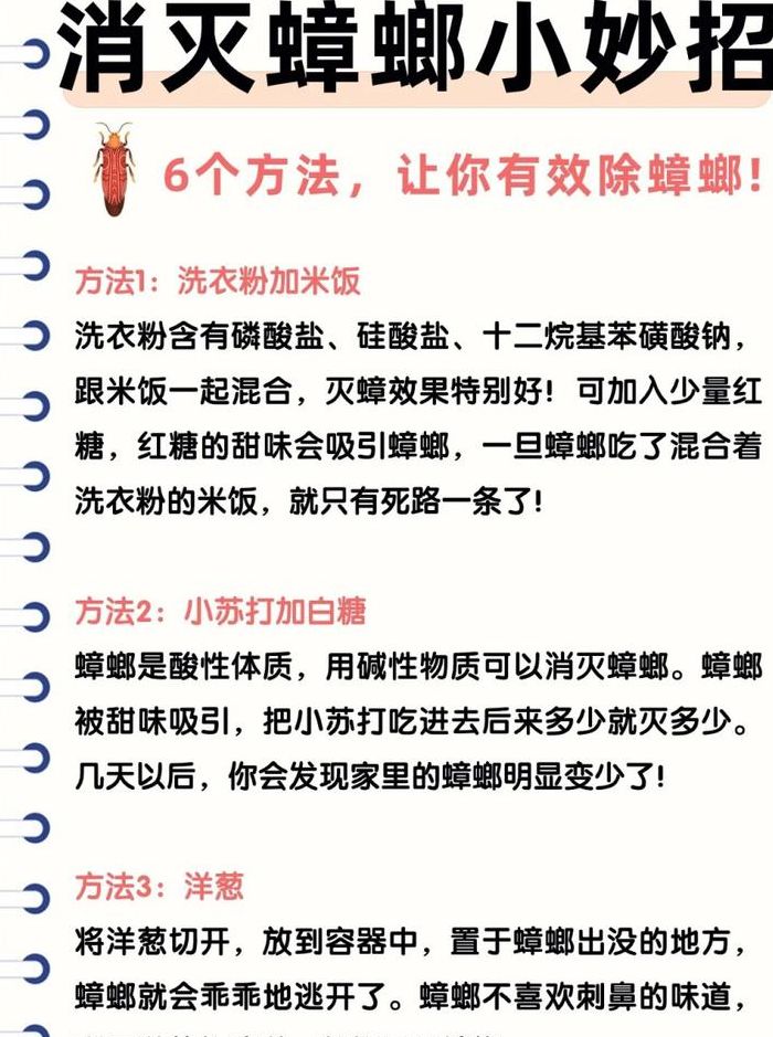 如何灭蟑螂最有效（如何灭蟑螂最有效的方法）